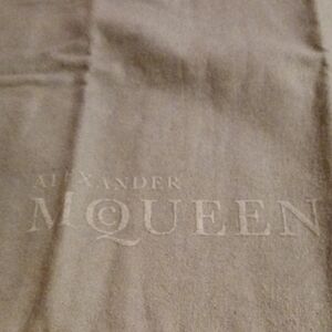 Alexander McQueen Gray Fabric Bag